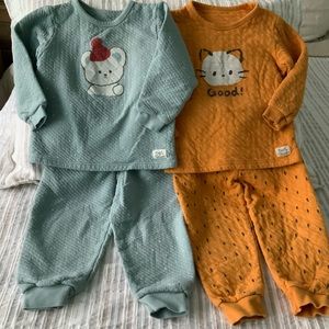 2T boy soft pajamas set bundle